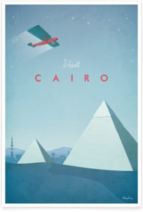 Cairo Vintage Travel Poster by Henry Rivers